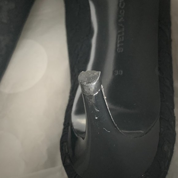 Stella McCartney Lace Kitten Heels - Picture 9 of 10